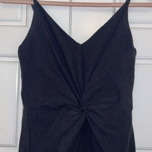 H&M black midi dress